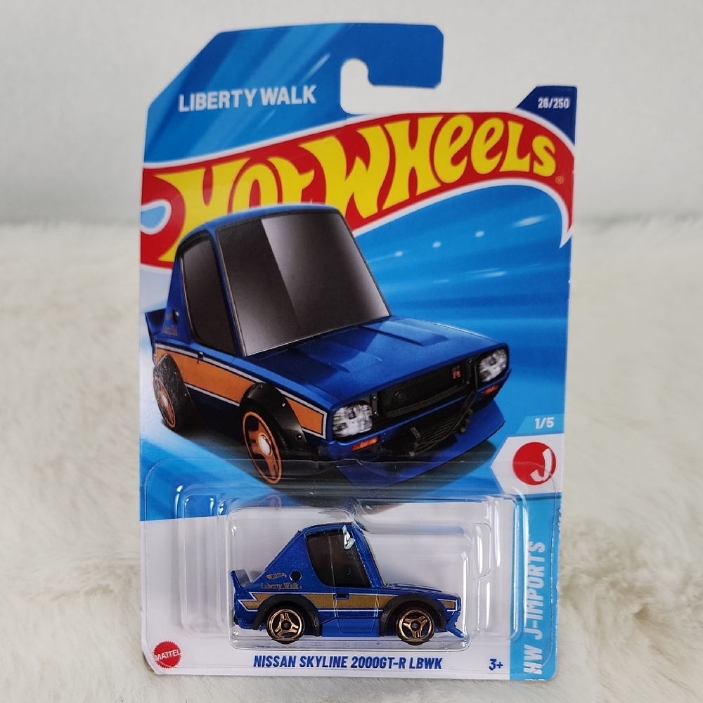 Hot Wheels NISSAN SKYLINE 2000GT-R LBWK, HW J-Imports 1/5 , 2023 Mattel